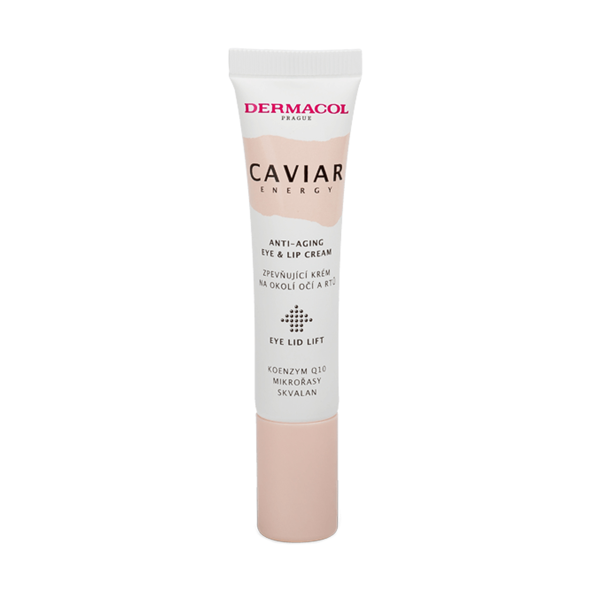 Антивіковий крем для шкіри навколо очей та губ Dermacol Caviar Energy Anti-Aging Eye &amp; Lip Cream, 15 мл